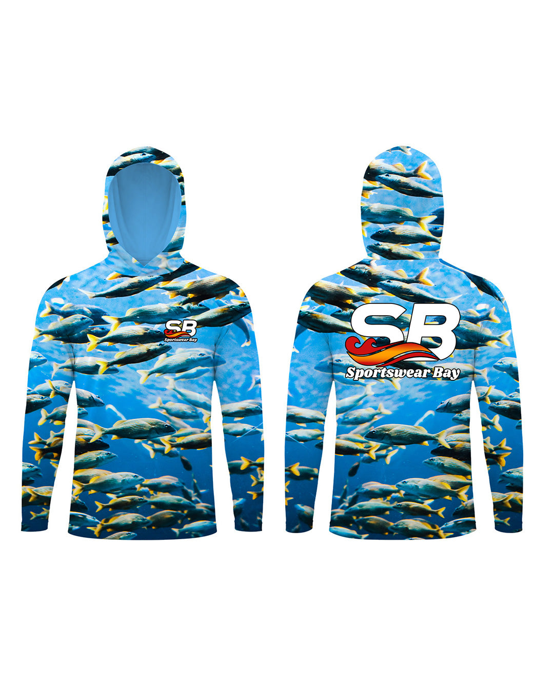 Custom Fishing Performance Hoodies with Your Logo and Design