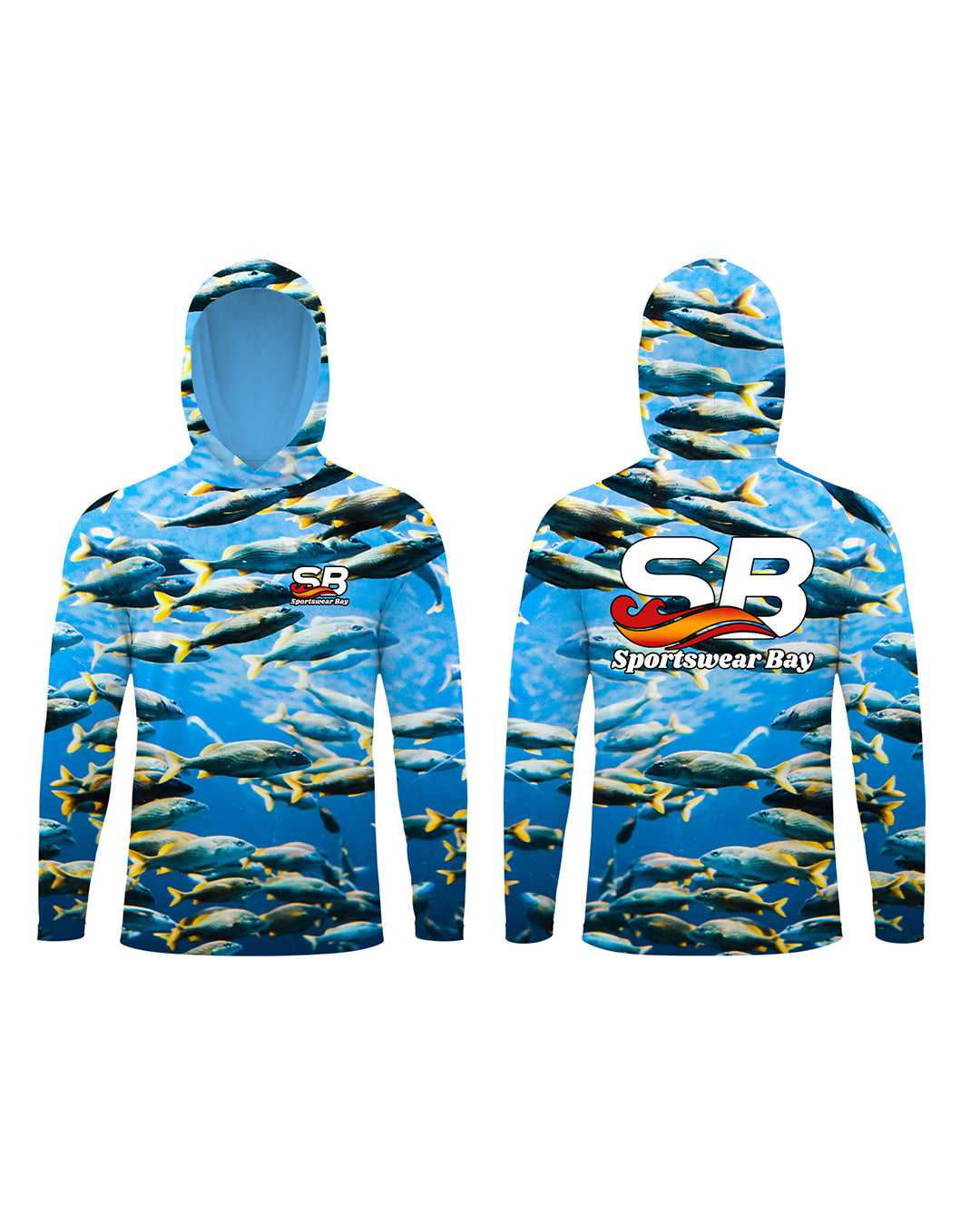 Custom Fishing Performance Hoodies with Your Logo