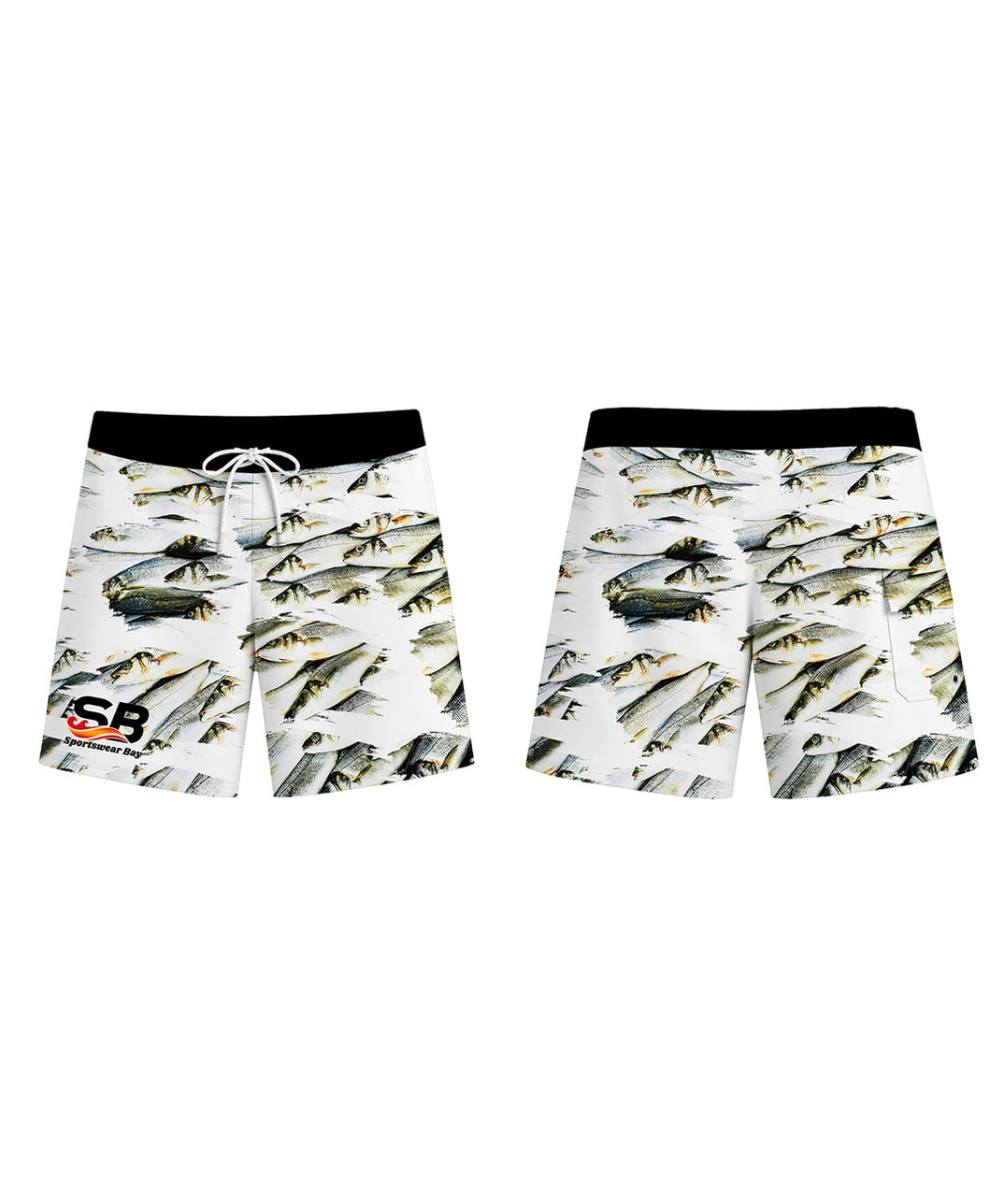 Custom Fishing Board Shorts with Your Logo and Design
