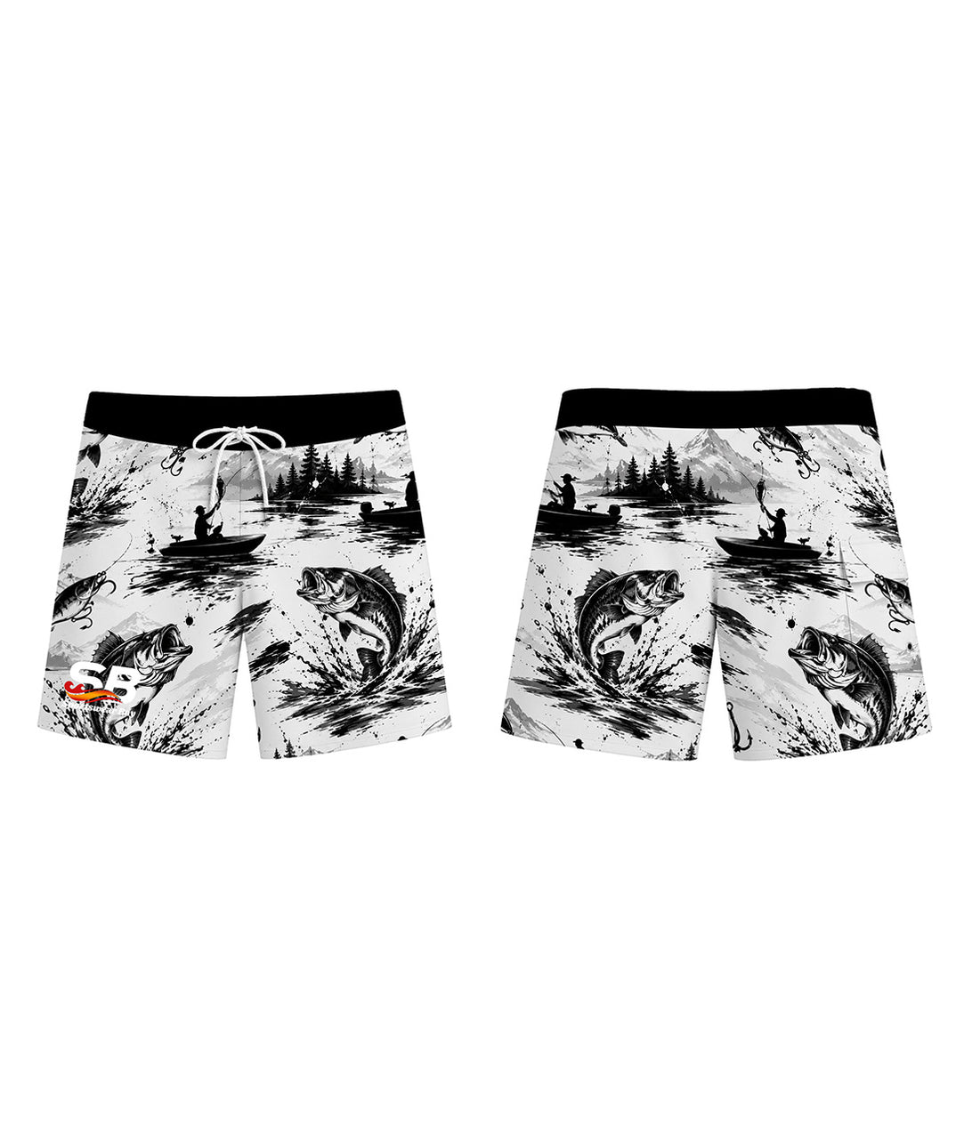 Custom Fishing Board Shorts with Your Logo and Design