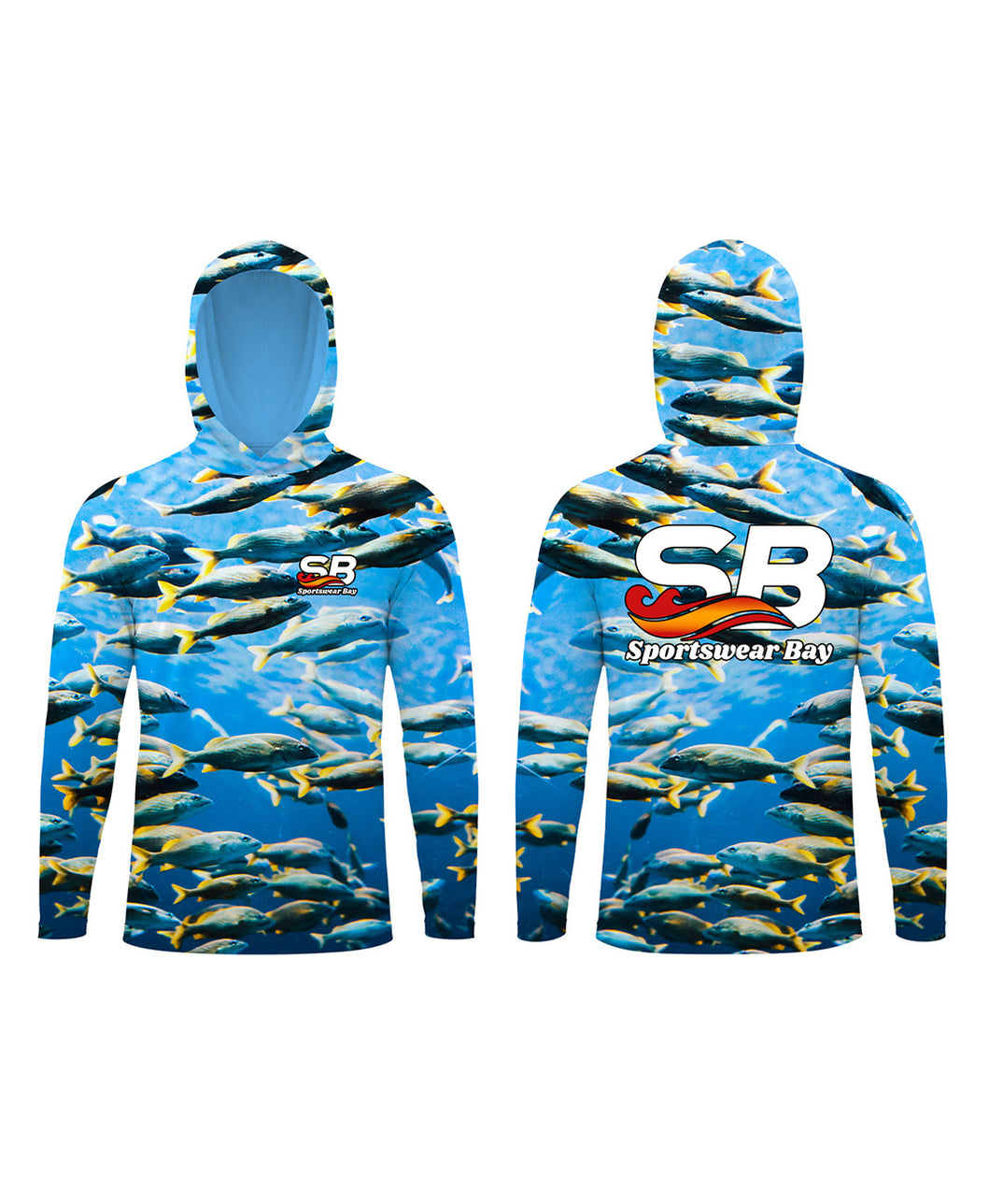 Custom Fishing Performance Hoodies with Your Logo and Design