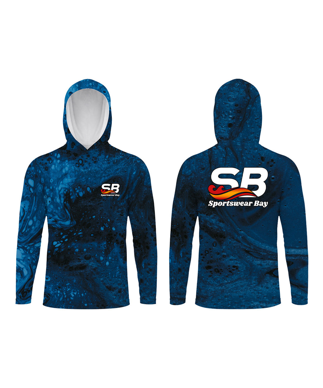 Custom Fishing Performance Hoodies with Your Logo and Design