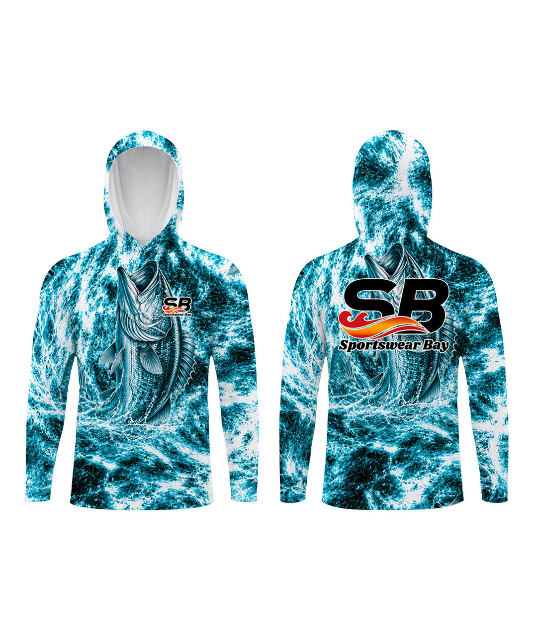 Custom Fishing Performance Hoodies with Your Logo and Design
