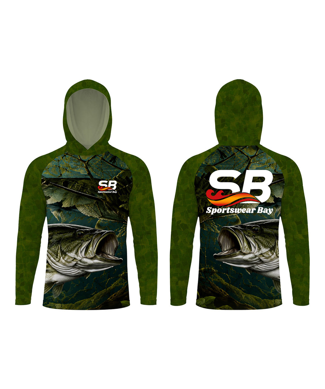 Custom Fishing Performance Hoodies with Your Logo and Design