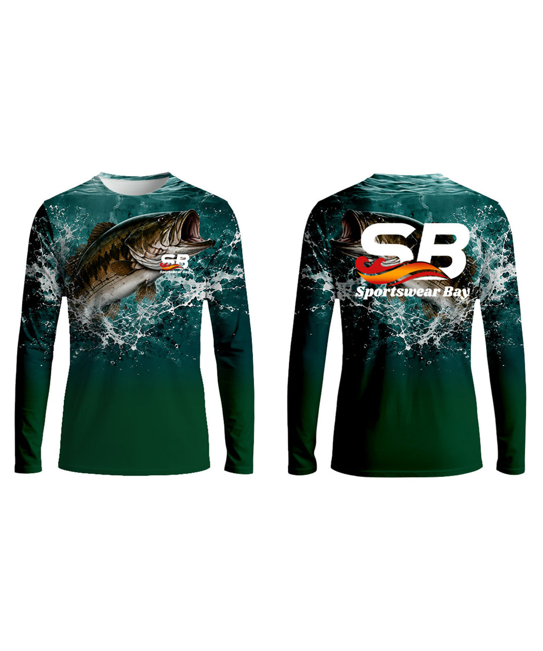Custom Performance Fishing Shirts, UPF 50+ Sublimated Fishing Apparel