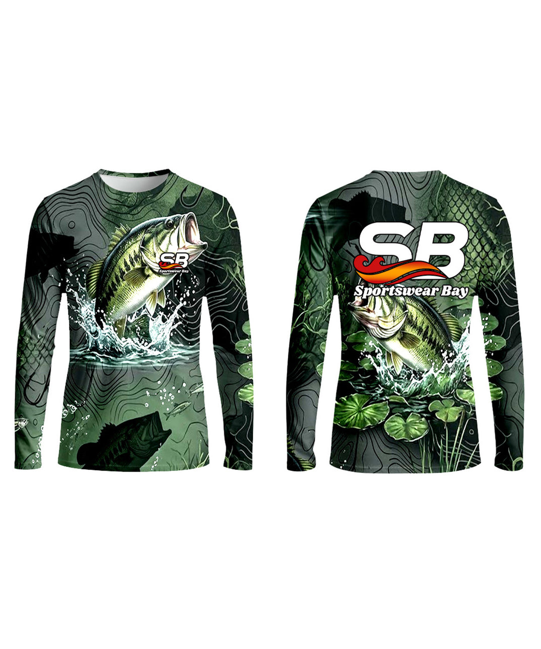 Custom Performance Fishing Shirts, UPF 50+ Sublimated Fishing Apparel