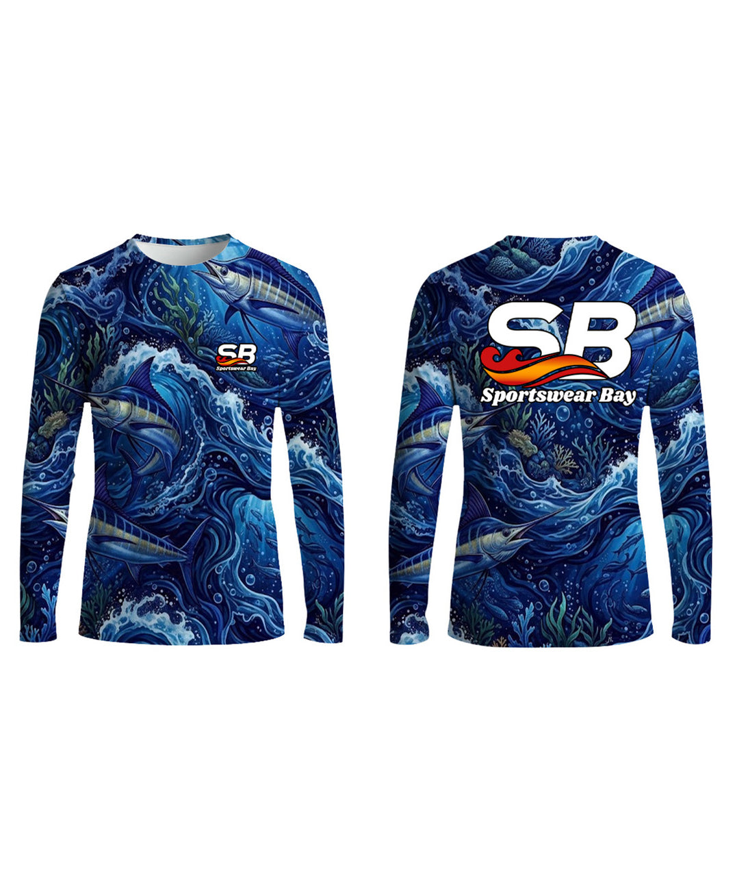 Custom Performance Fishing Shirts, UPF 50+ Sublimated Fishing Apparel