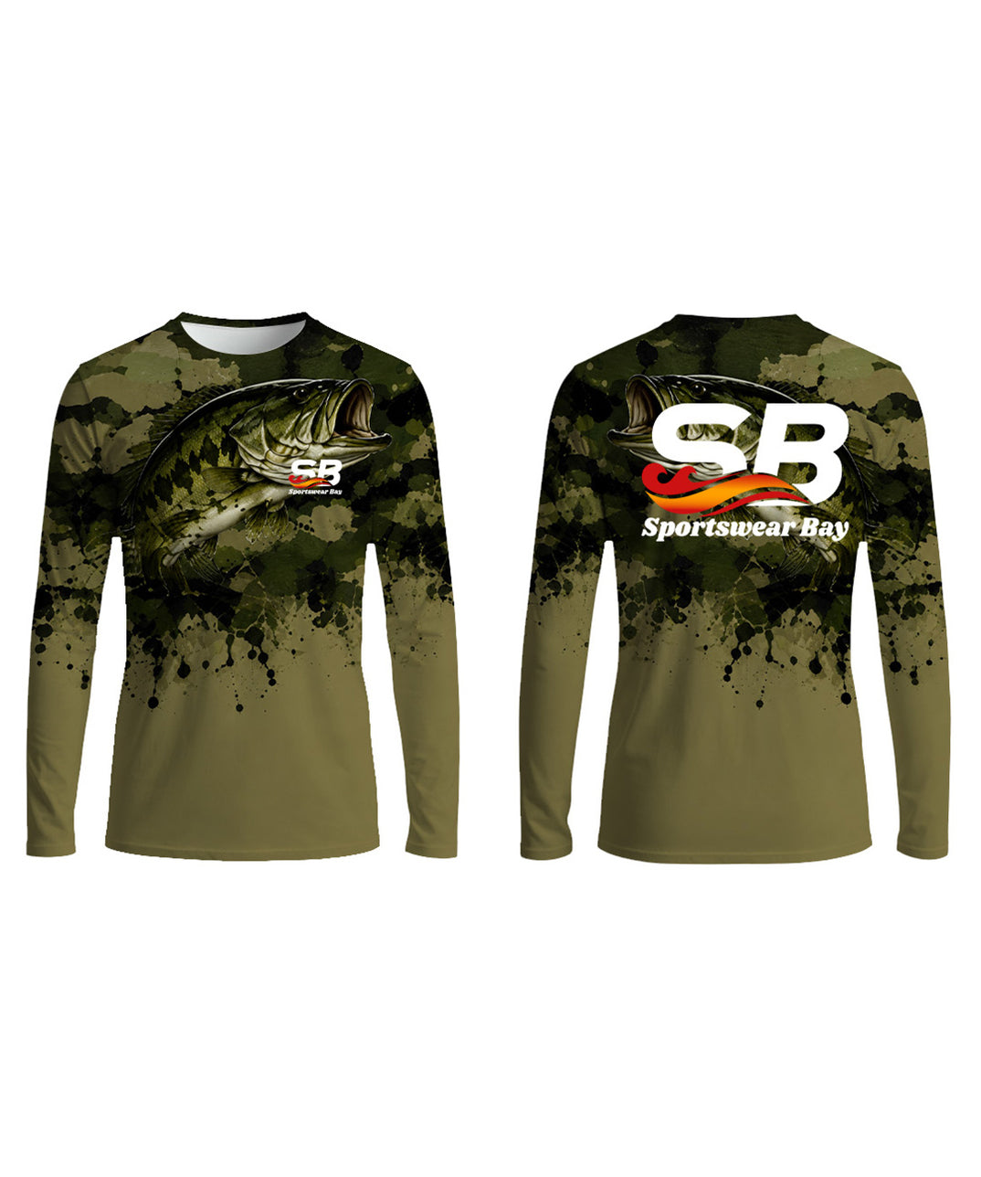 Custom Performance Fishing Shirts, UPF 50+ Sublimated Fishing Apparel