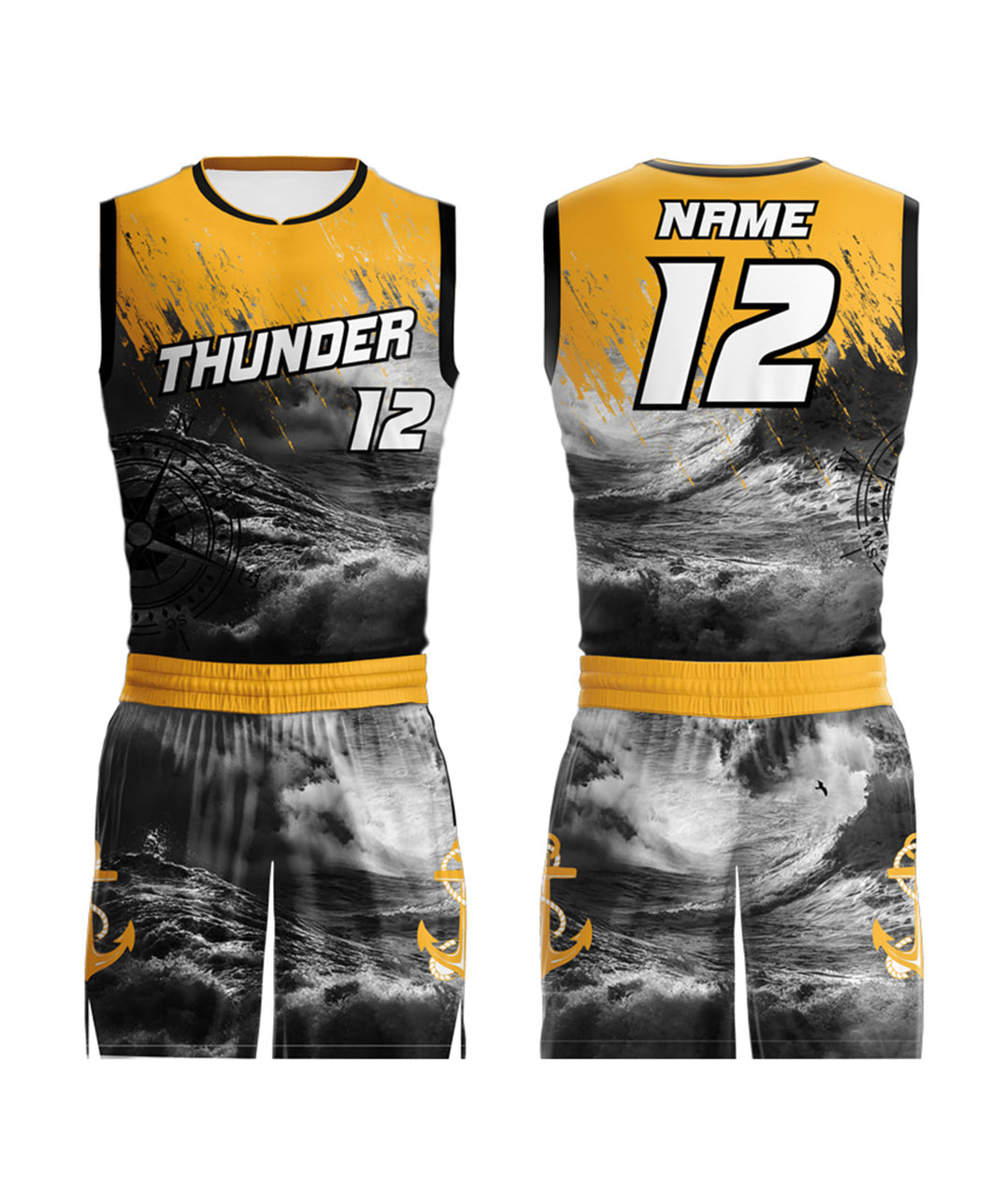 Fully Customized Basketball Uniforms with Your Logo and design