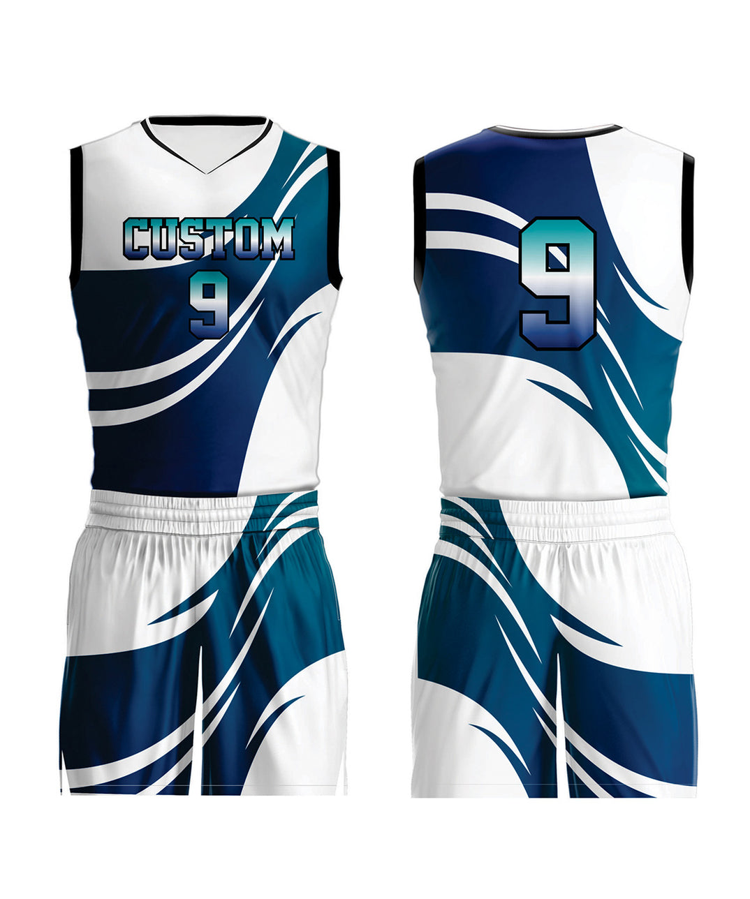 Fully Customized Basketball Uniforms with Your Logo and design