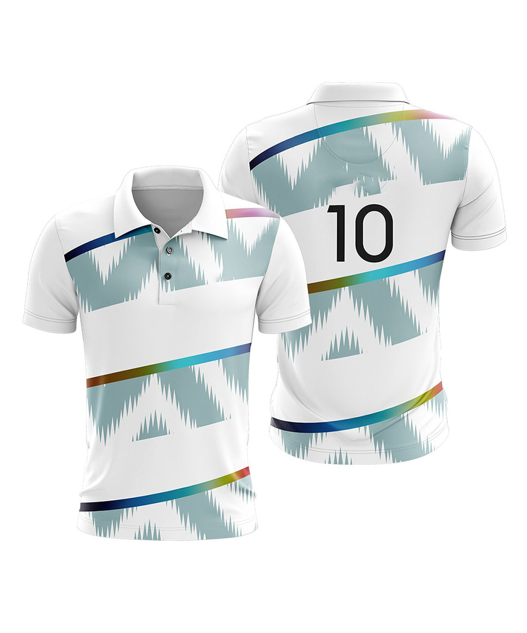 Sublimation Polo Shirts Custom Breathable Teamwear